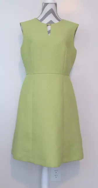 Tahari Arthur S. Levine 3433 Women's Green Lime Sleveless Dress Size 10 Shift