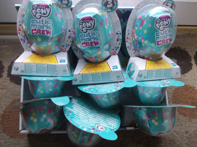 3 X MY LITTLE PONY CUTIE MARK CREW BALLOON SHAPED BLIND PACKS NEW