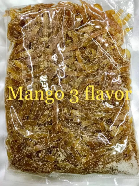 Dried Mango 3Flavor 1Kg Natural Fruit Healthy Snack Thai Food Delicious Thailand