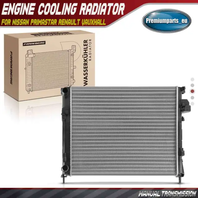 Engine Cooling Radiator For Nissan Primastar Renault Trafic Ii Vauxhall Vivaro
