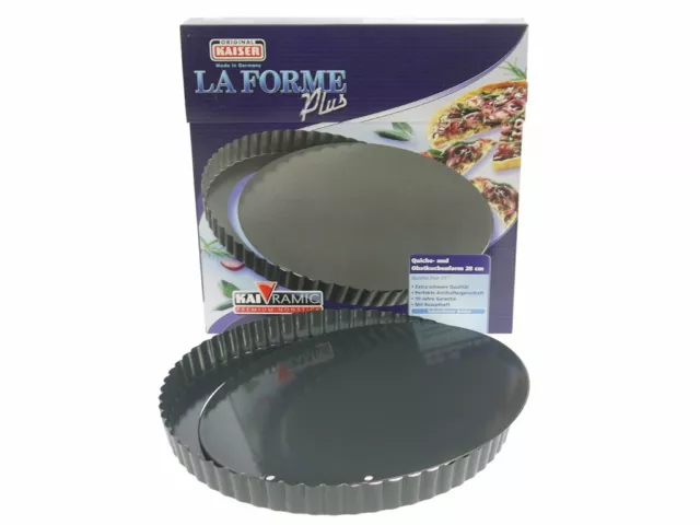 Kaiser La Forme Plus Quiche Et de Gâteau Fruit 28 CM Etage Tarte Neuf Emballage