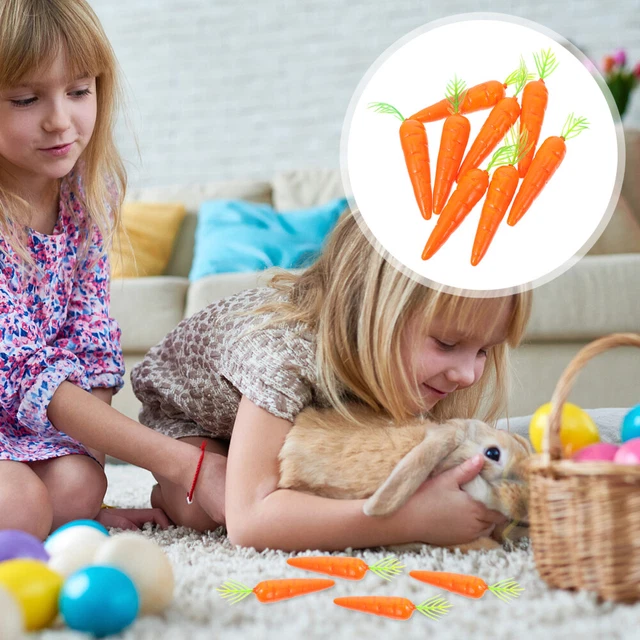 30 pz modello carote decorazione carote per Pasqua arancione bambino