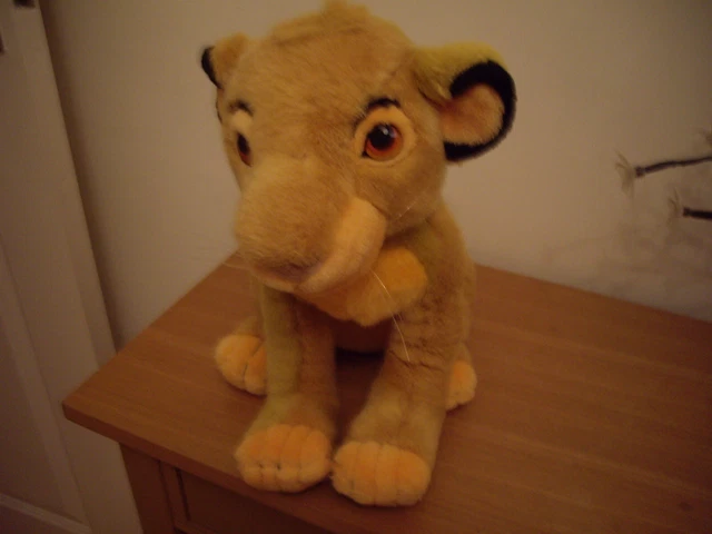DISNEY SIMBA THE Lion King Vintage Plush Sitting Toy Lion 1993 Disney DISNEY SIMBA THE Lion King Vintage Plush Sitting Toy Lion 1993 Disney