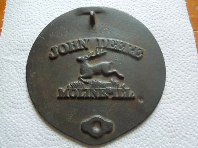 John Deere Corn Planter Cover Y3297-B Cast Iron Antique!