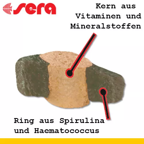 Sera 2200g Koï Professional Spirulina-Farbfutter Profifutter pour Parfait Farben 2