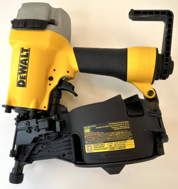 DeWalt Pneumatic 15° Coil Siding And Fencing Nailer Tool Only Model DW66C-1