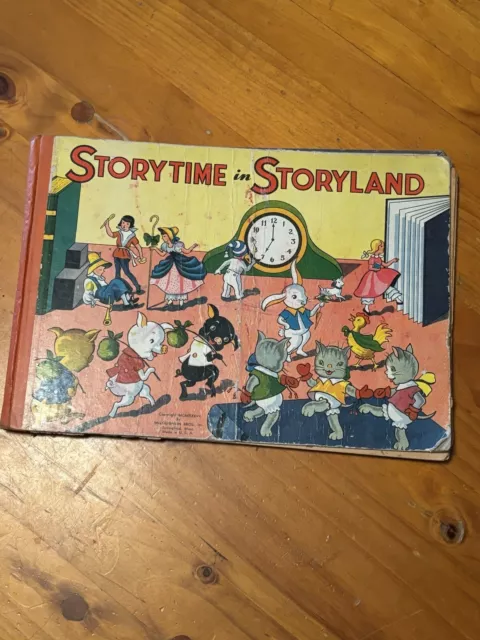 Story Time in Storyland Vintage Children’s Book 1937 Peter Rabbit Jack & Jill