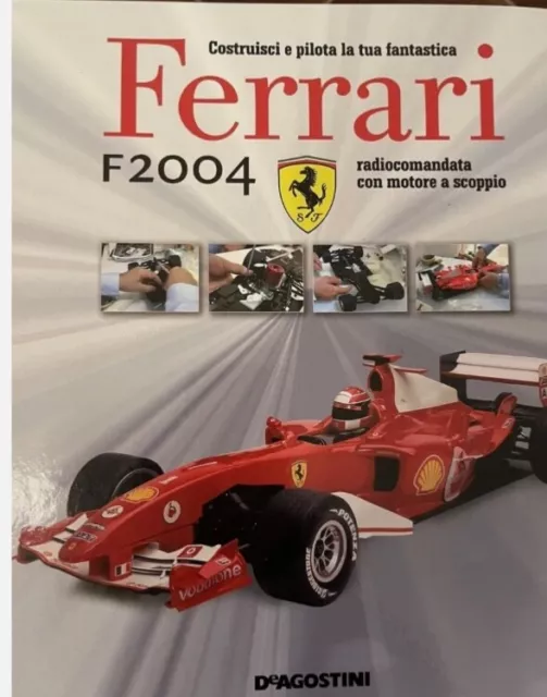 Auto Modellino deAgostini Ferrari F2004 radiocomandata con motore a scoppio