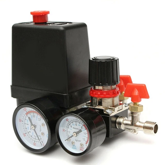Plomberie Pressostat compresseur 240V Soupape Régulateur Aluminium galvanisé