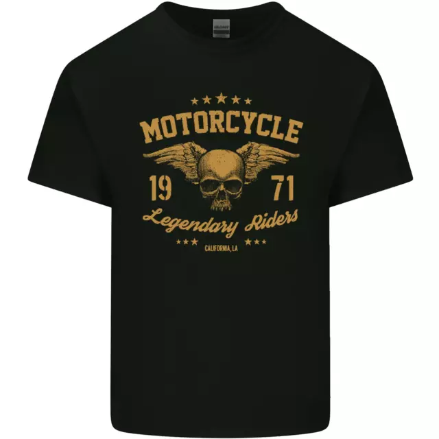 Moto Legendary Motociclisti Biker Moto Uomo Cotone T-Shirt