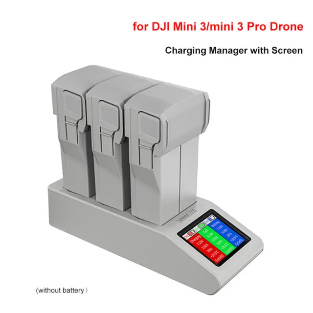 Battery Charger Hub 3-Way Fast Charging Manager for DJI Mini 3/mini 3 Pro Drone