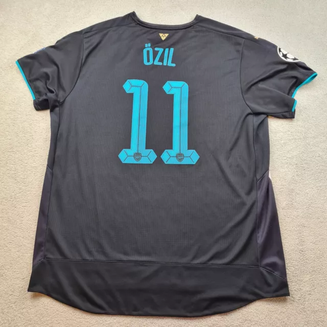 Arsenal Shirt 2XL blau drittes Kit 2015 2016 Puma Jersey Mesut Özil