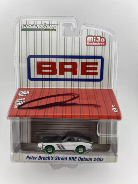 CHASE Peter Brock's Street BRE Datsun 240z - Signed by Peter Brock -Greenlight