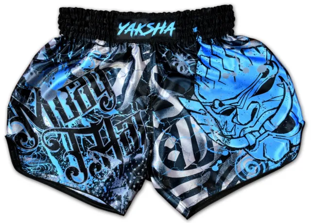 Originale Muay Thai Shorts aus Thailand YAKSHA Demons Kickboxen Boxen Kampfsport