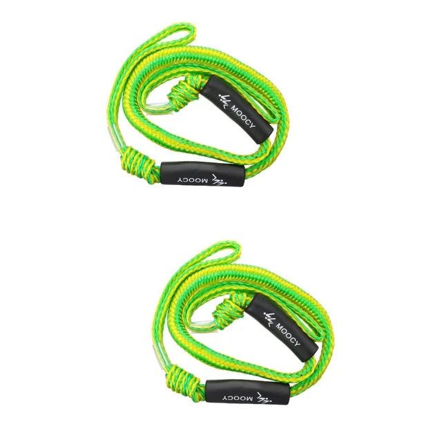 2 Pcs Double Braided Dock Line Boat Docking Lines Kayak Rope Ski