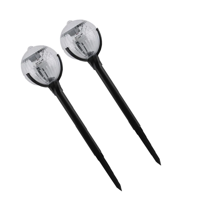 4 pièces / LED alimenté solaire lumière colorée solaire IP44 panneau 12