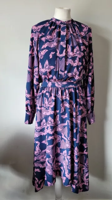 Whistles Open Back Shirt Dress - Size Uk 10 Wedding Guest Holiday Bnwt Rrp £179.