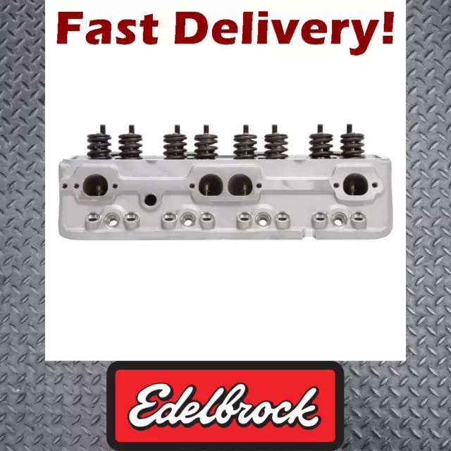 Edelbrock +E-STREET S-PLUG CYL HEADS CMP suits Holden Chevrolet 307 327 350 Perf