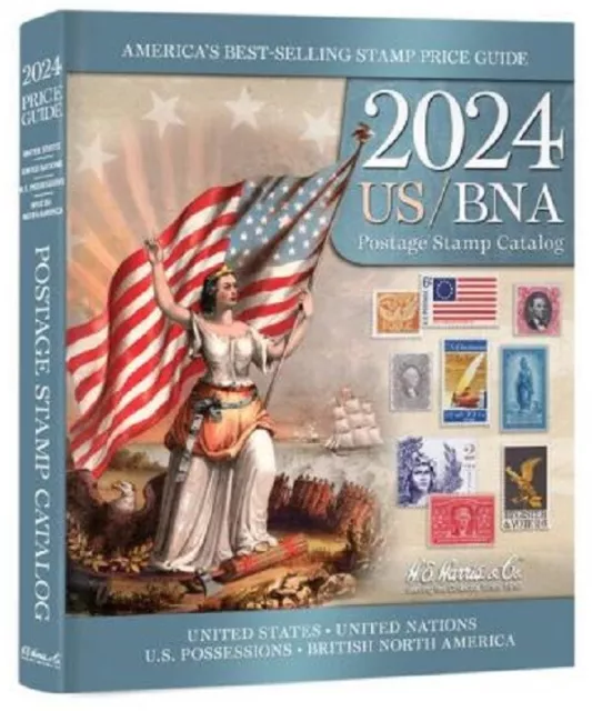 NEW 2024 US / BNA Postage Stamp Catalog Collectors Price Guide Grading