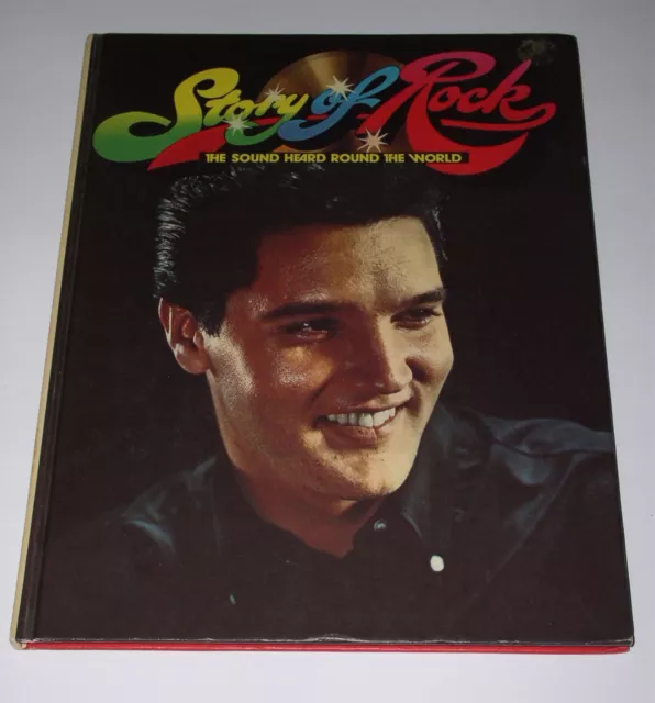 Elvis Presley Story Of Rock Harbound Book Vintage 1974