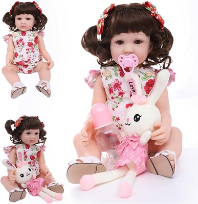 22 Pouces Poupee Bebe Reborn Filles Reborn Realiste Jouet Poupon Fait Jouets Eur 38 58 Picclick Fr
