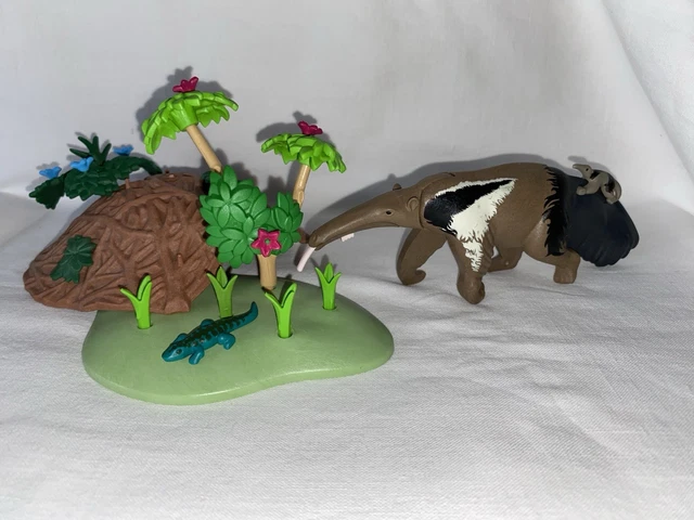 Playmobil Guépard Et Son Petit - Animaux Savane Zoo, Occasion Bon état