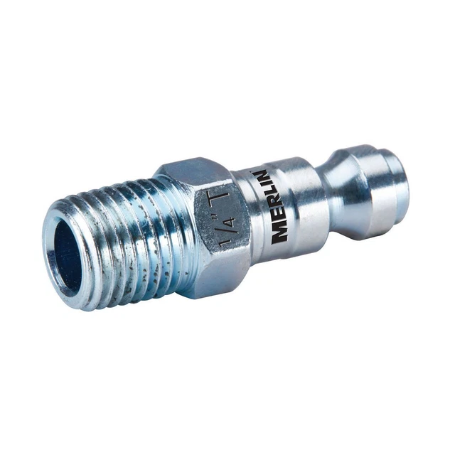MERLIN 1/4 in. Male Steel Automotive Plug 63561