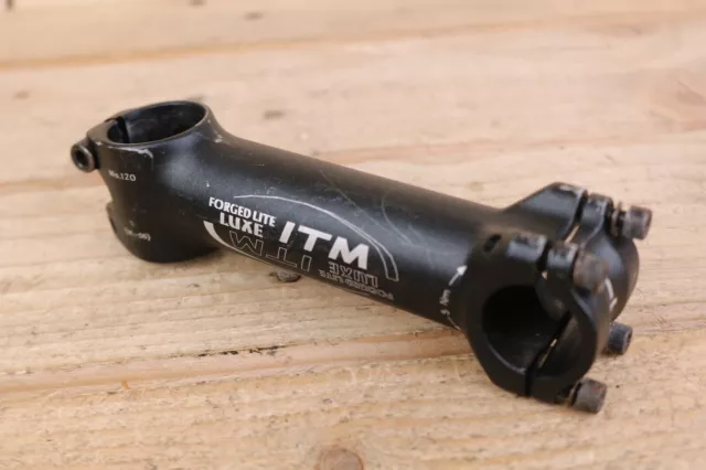 Bicicletta ITM Forged Lite Luxe 120 mm nera 1 1/8" davanti gambo retrò senza fili 25,4 mm