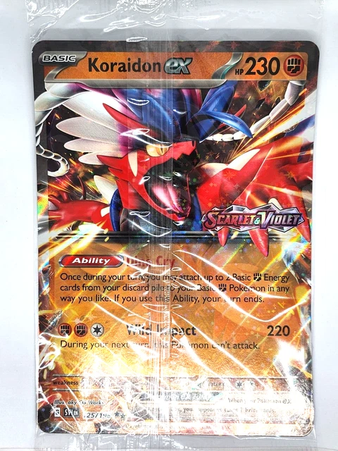 MIRAIDON ex Scarlet & Violet Ultra Rare Promo Pokemon Cards NM JUMBO  Oversized