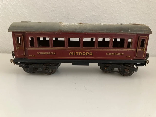 Märklin Blech Wagen Mitropa Schlafwagen 17530 Spur 0 Modellbahn