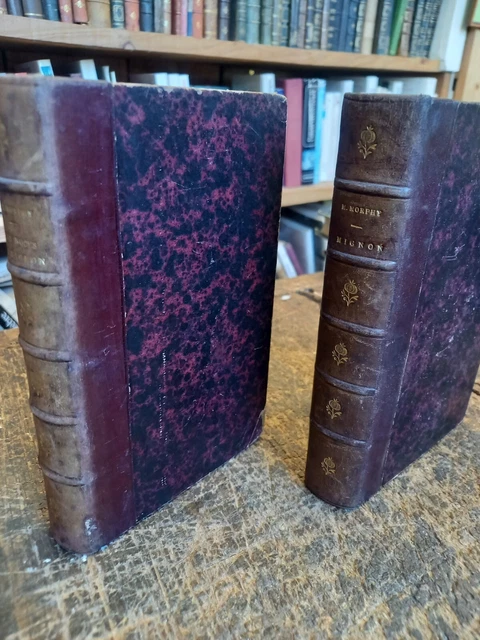 Lot De 2 Livres De Vœux De Mariage Feuille D'Or - Cadeau Élégant Pour Elle Et Lui
