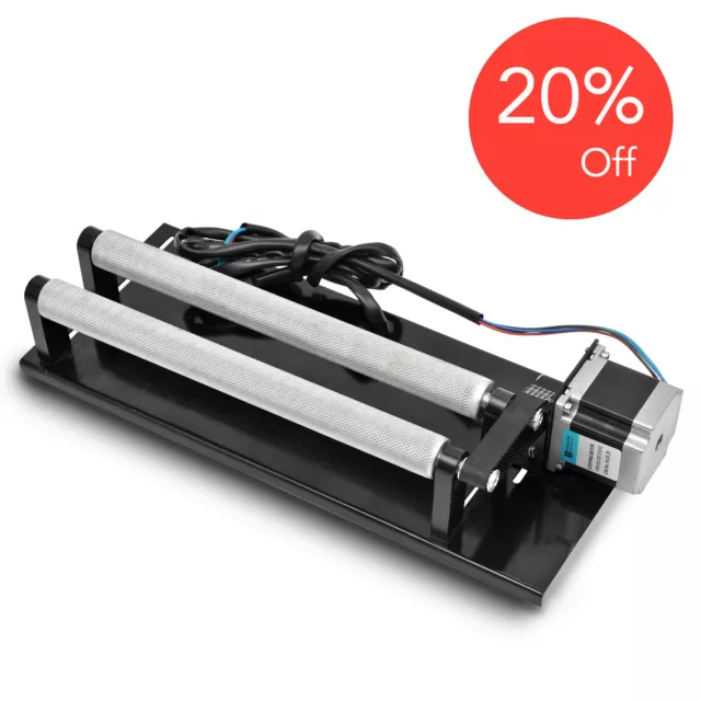 OMTech CNC Rotation Axis Rotary Attachment for CO2 Engraving Cutting Machine