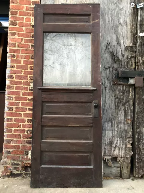 32x83" Victorian farmhouse exterior door w/ original hardware