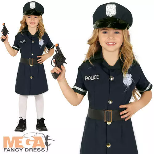 Costume Da Poliziotta Bambina IN VENDITA! - PicClick IT