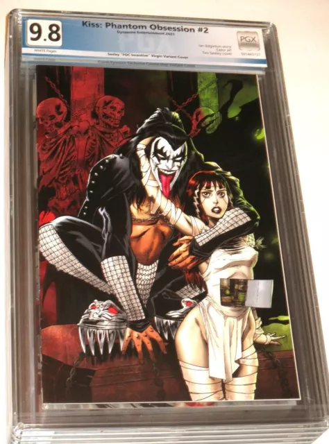 Kiss Phantom Obsession #2 Seeley Foc Incentive Virgin Variant Pgx Graded 9.8 Nm