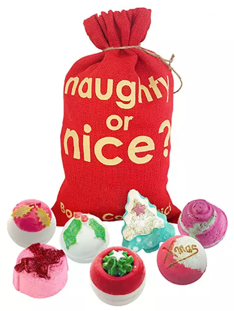 Bomb Cosmetics Naughty or Nice Geschenkset Sack Badekugel Badebombe Weihnachten