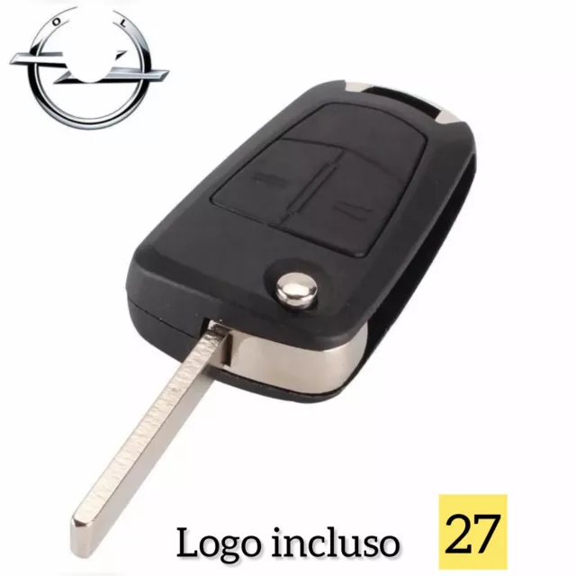 Guscio Chiave 2 Tasti Opel Corsa D Astra H Vectra Insignia Zafira Combo Meriva