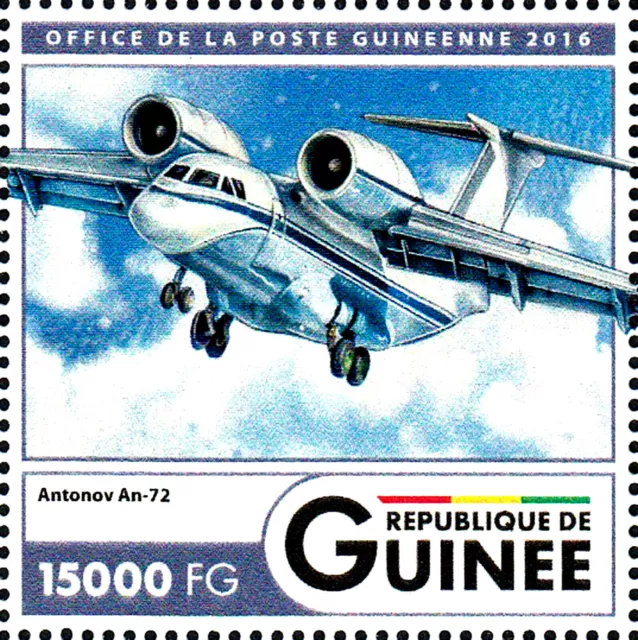 Guinea MNH Flugzeug Antonow An 72 Transport Russland Sowjetunion Udssr / 1417