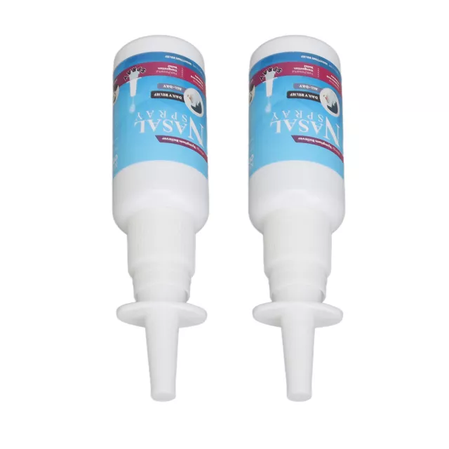 2pcs Nose Congestion Spray Réduire L'enflure Alléger Les Allergies Nasal Pump Mi