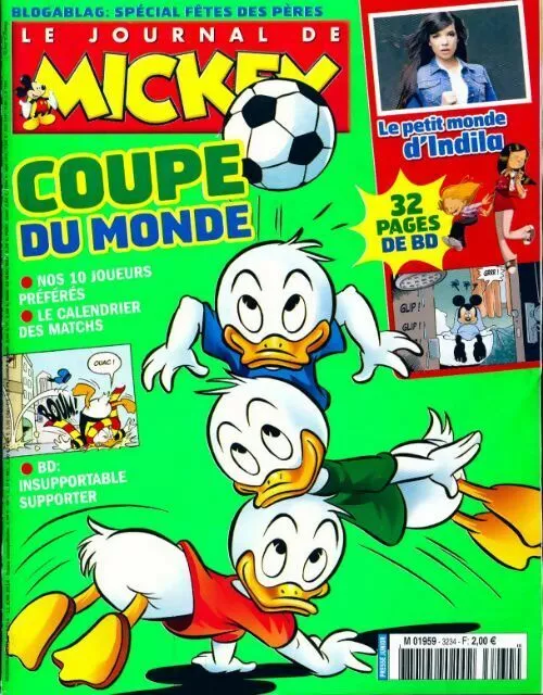 2303733 - Le journal de Mickey n°3234 : Coupe du monde - Collectif