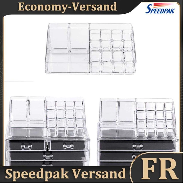 Portable Clear Acrylic Makeup Organizer Storage Box Cosmetics Storage Case Hot