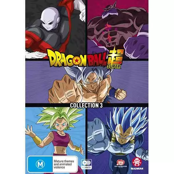 Dragon Ball Super Complete Series + 3 Movies Anime DVD Dual Audio