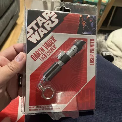 Star Wars Darth Vader Lightsaber Laser Pointer Keychain 2007 Replica