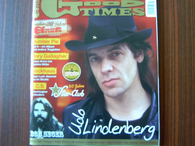 GOOD TIMES 2/2012 Udo Lindenberg-Rory Gallagher-Humble Pie-  C.C.S. Bob Seger