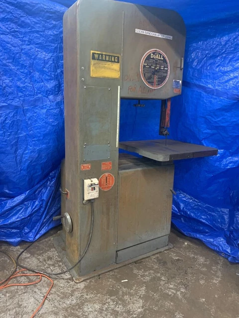 DoAll Model 2013-V Industrial Vertical Bandsaw 20" throat