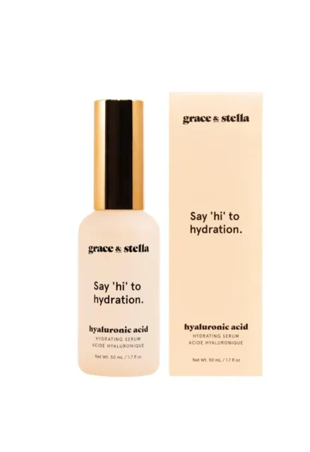 Grace and Stella Say 'Hi' to Hydration! Hyaluronic Acid Hydrating Serum .34oz