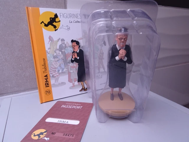 TINTIN Irma l'habilleuse Figurine officielle n°72 sans
