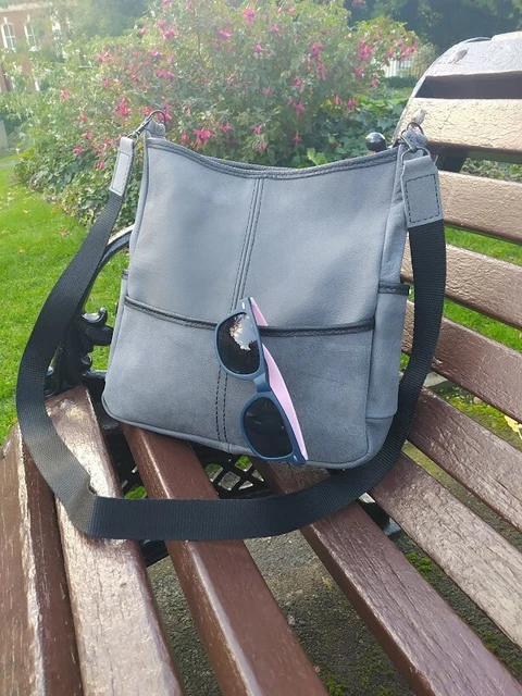 Handmade leather crossbody bag Genuine Italian Leather Gift UK