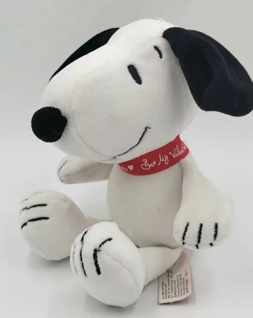 Peanuts Snoopy Be My Valentine Stuffed Animal Plush throw kisses 8" pp1